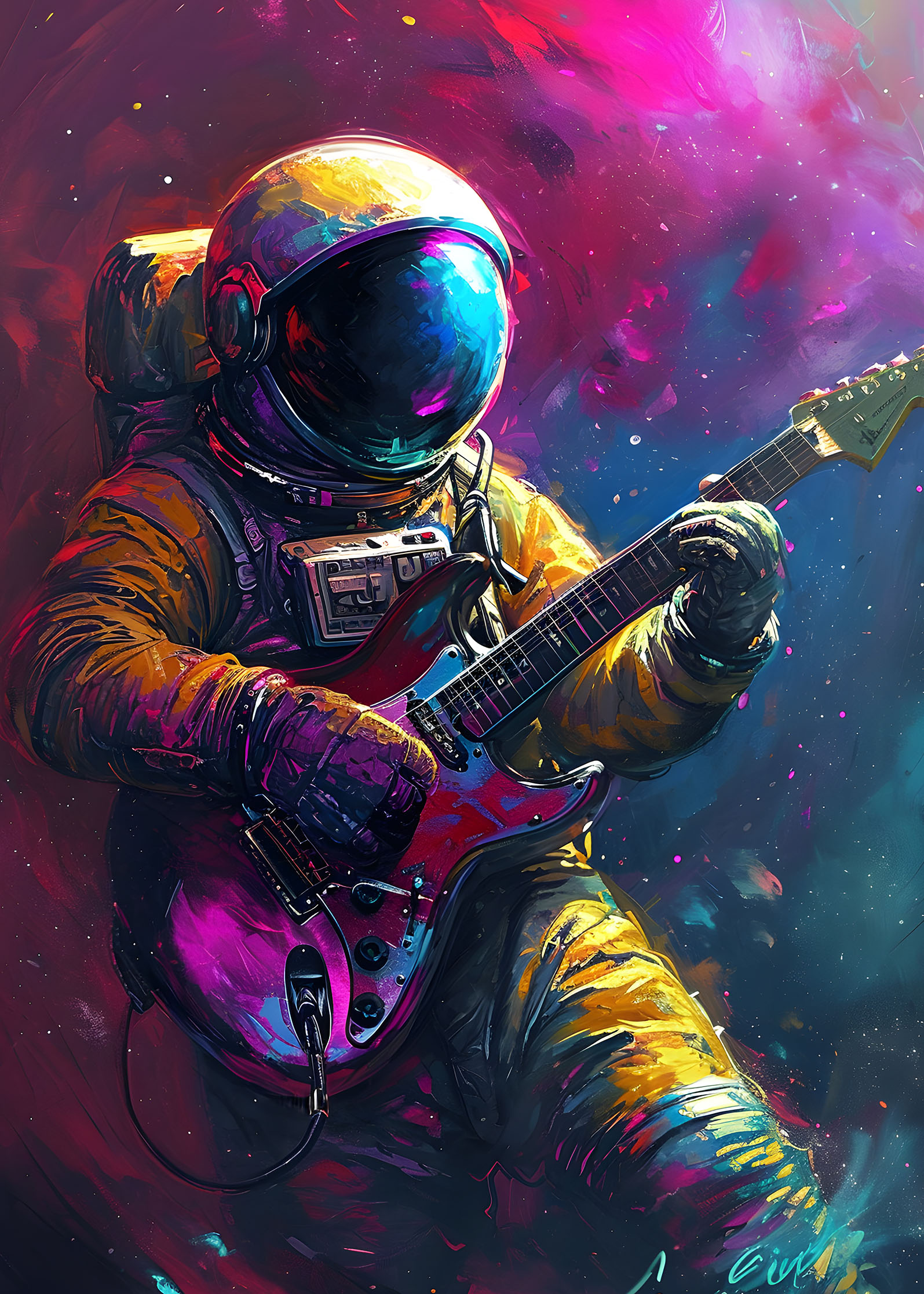 Astronaut Gitarre 5