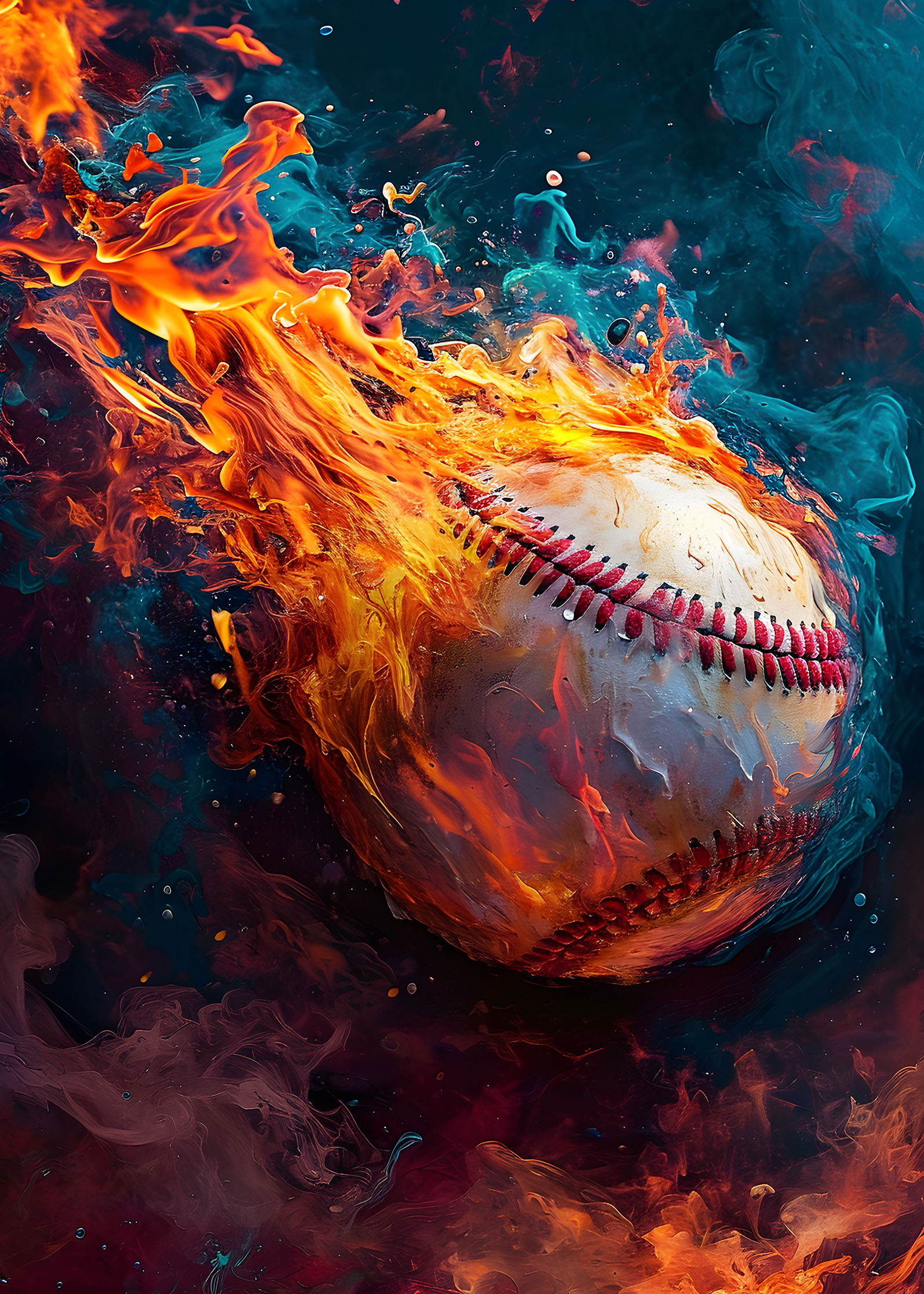 Baseball abstrakt 1 Kopie