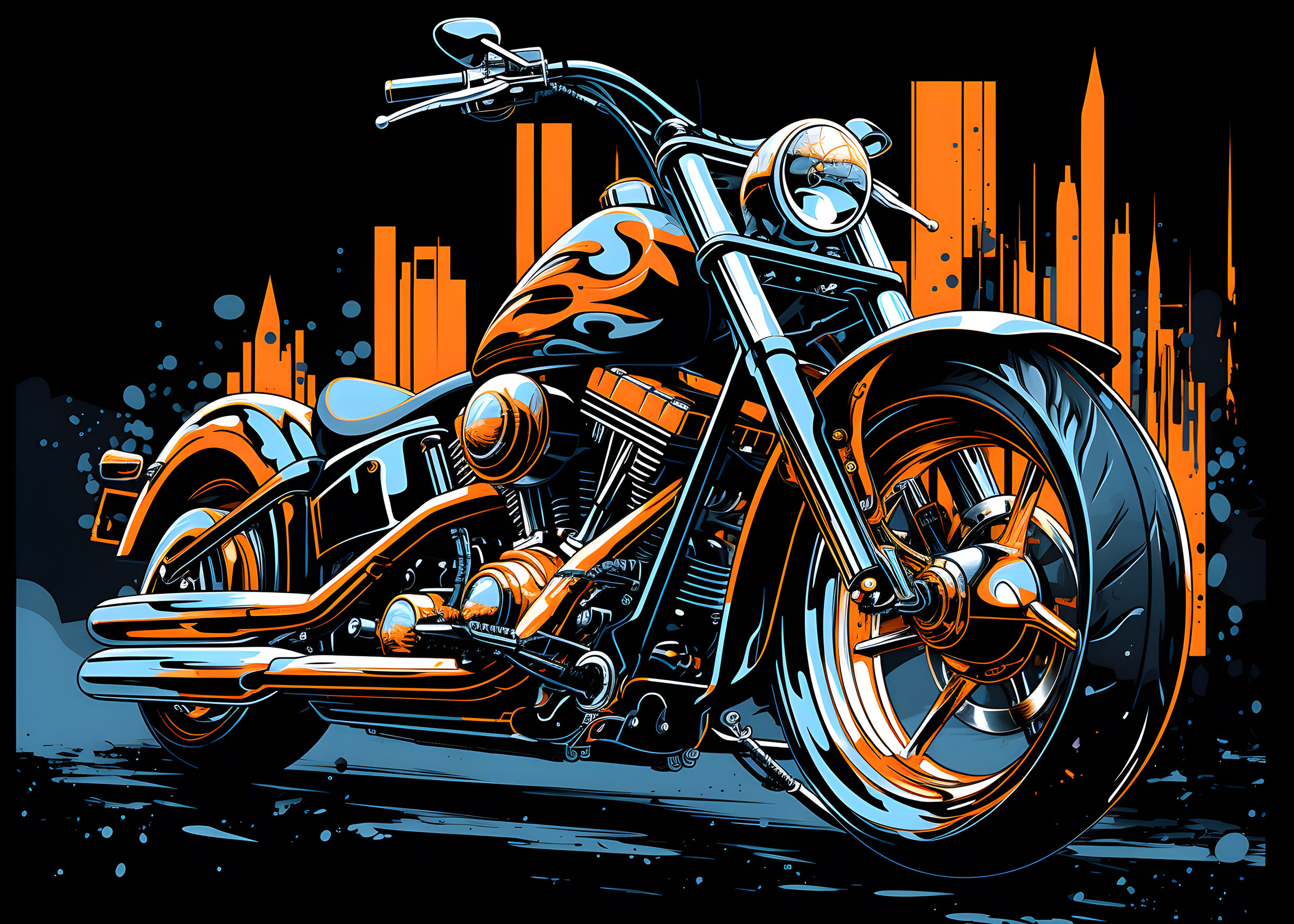 Chopper Abstrakt 4 Kopie