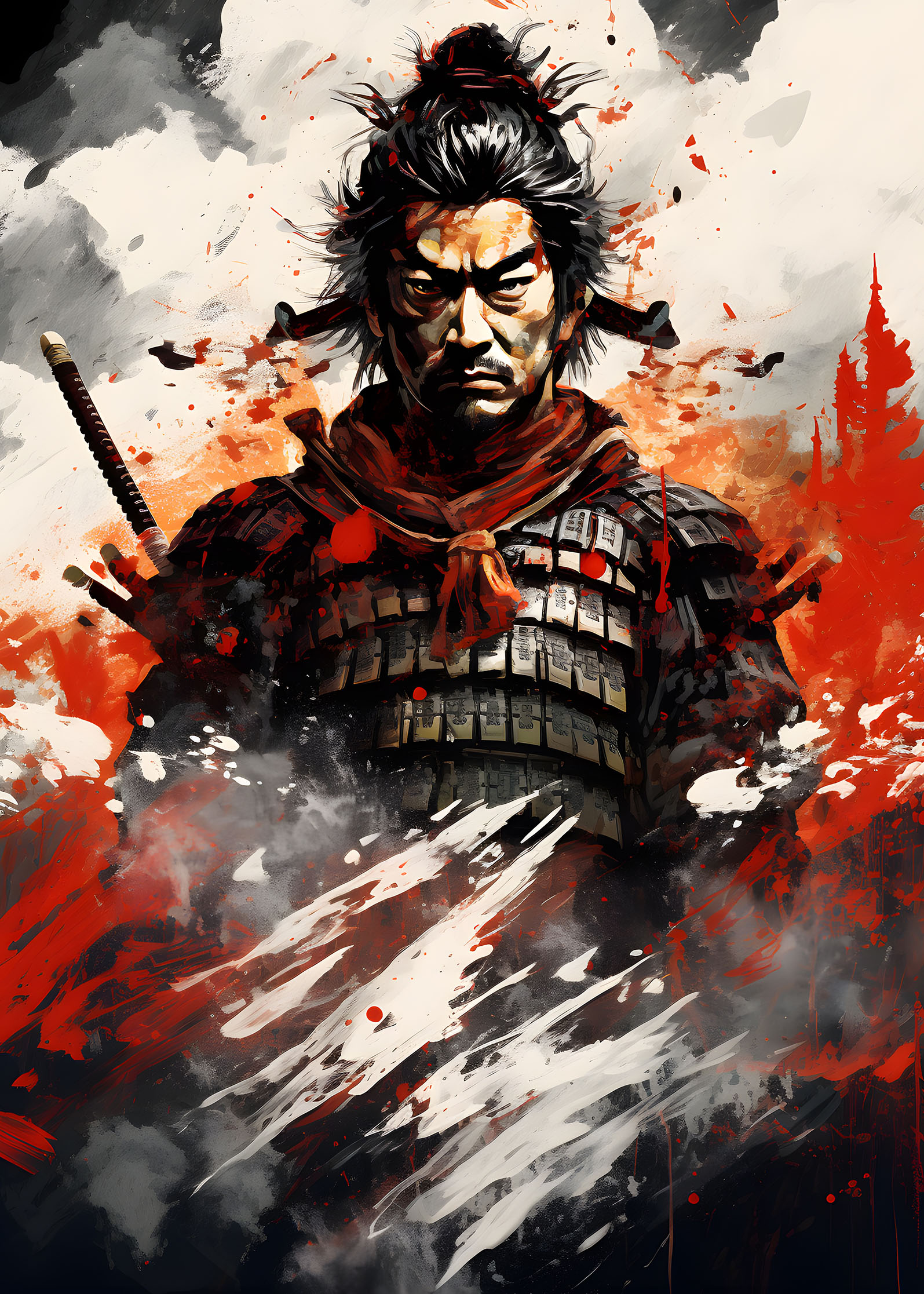 Samurai abstract 1 Kopie